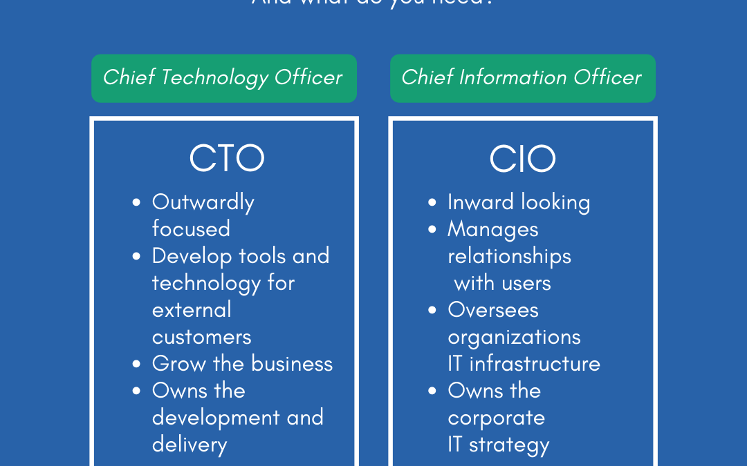 Chief Information Officer and Chief Technology Officer – Same Thing?